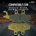Balata Freno Disco Piaggio Vespa.keeway,skipper