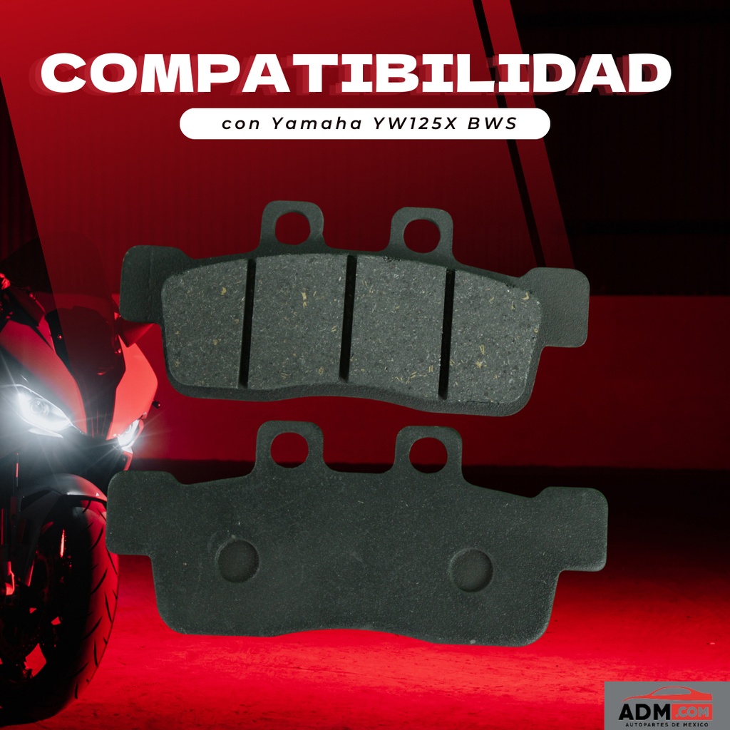 Balata De Freno De Disco Delantero Yamaha Yw125x Bws 4t
