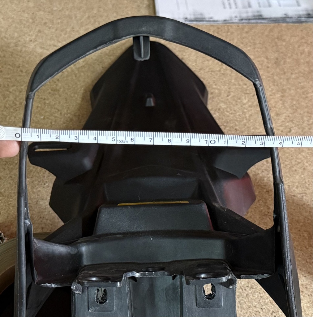 Salpicadera Trasera Masuda Para Italika Dm250