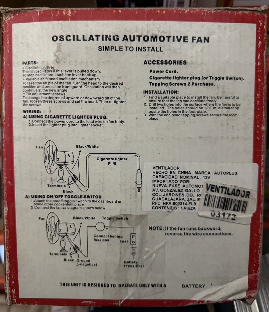 VENTILADOR CABINA REFORZADO METAL 2 VEL 