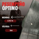 Camara Para Motocicleta  2.75-21 Marca Matsuma Valvula  Tr4