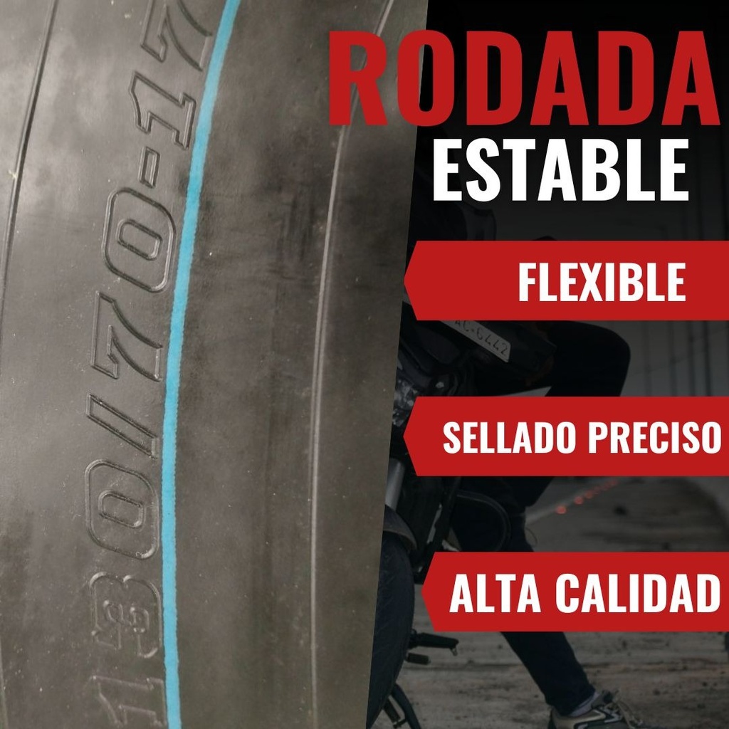 Cámara Moto 130/70-17 Válvula Tr4 Marca Matsuma