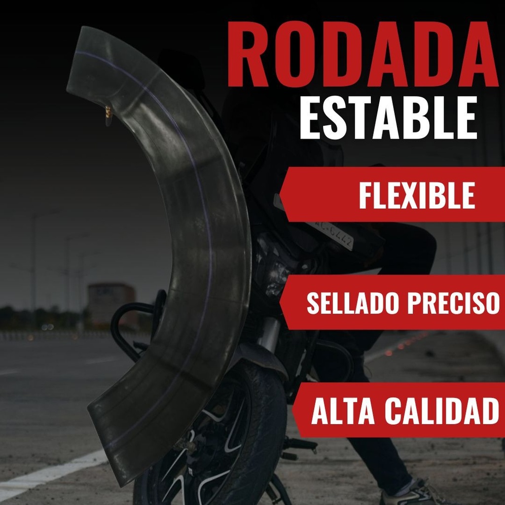 Cámara Para Moto Marca City Road 110/70-17 Válvula Tr4