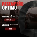 Cámara Para Moto Marca City Road 110/70-17 Válvula Tr4