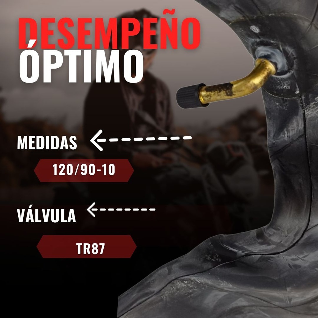 Camara Moto Premium 120/90-10 Tr87