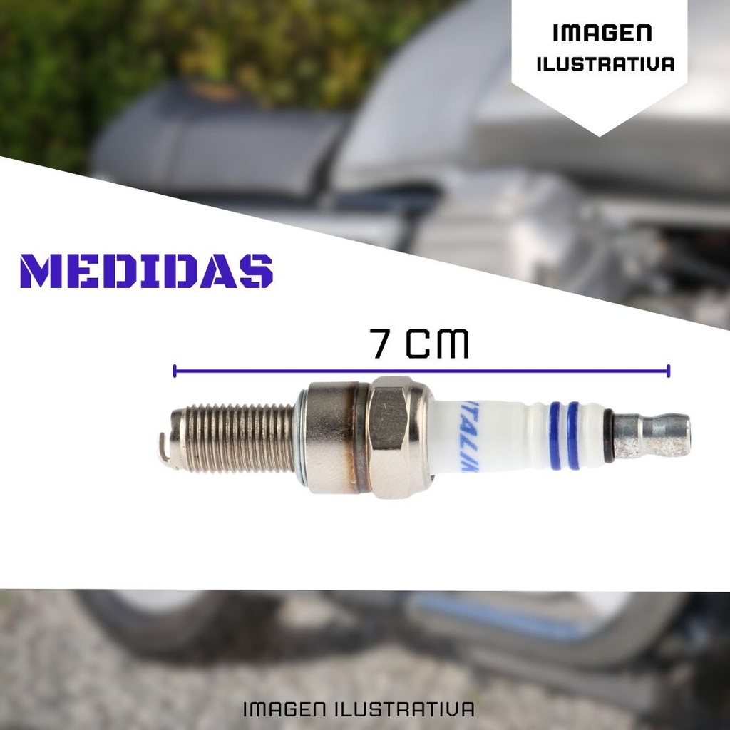 Bujia Moto Italika Original B7rtc 125fl,125flpl,atv200