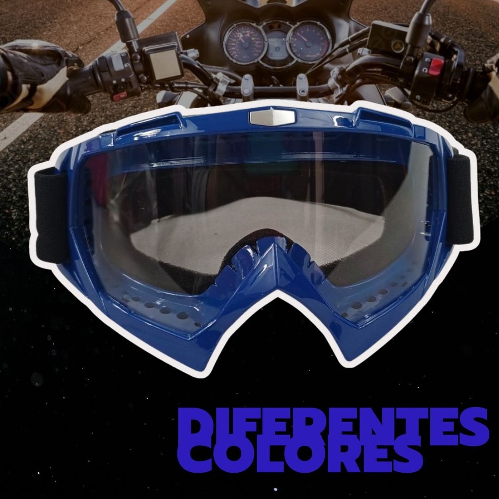 Gafas/goggles 3 Colores Disponibles Para Motociclista