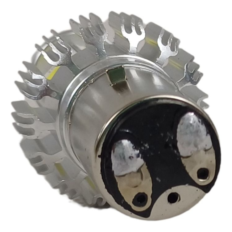 Foco De Moto Bronx 2 Polos Hb20 Con Luz Blanca Led