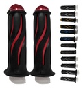 JUEGO DE PUÑOS PARA MOTO MARCA MATSUMA ALUMINIO COLOR ROJO