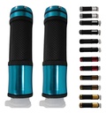 JUEGO DE PUÑOS PARA MOTO ALUMINIO MATSUMA COLOR AZUL