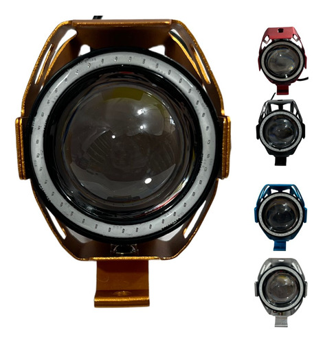 FARO AUXILIAR NARANJA HYPERLED LUPA ROJO ANGEL 6000K