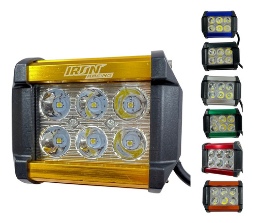 FARO AUXILIAR HYPERLED IR-1810 8-80V 18W 1200LM DORADO