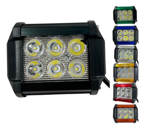 FARO AUXILIAR HYPERLED IR-1810 8-80V 18W 1200LM NEGRO