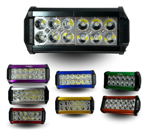 FARO AUXILIAR HYPERLED ESTROBO IR-1820 8-80V 36W 2400LM NEGRO