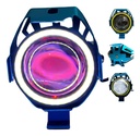 FARO AUX HYPERLED LUPA OJO DIABLO ROJO,ANGEL
