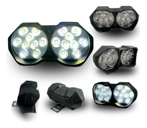 FARO AUXILIAR MOTO 18LED ESTROBO IR-1553 10-80V