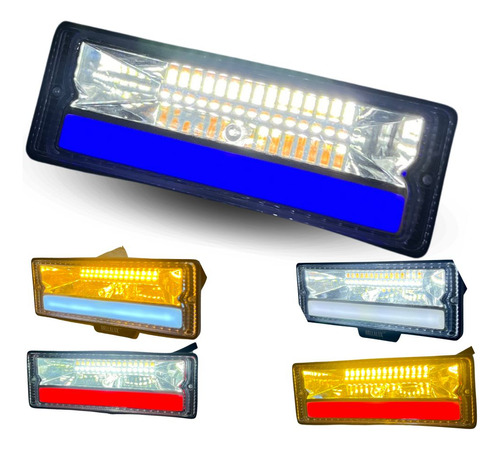 FARO AUXILIAR HYPER 18LED BI-COLOR AZUL-AMARILLO OJO ANGEL 3800