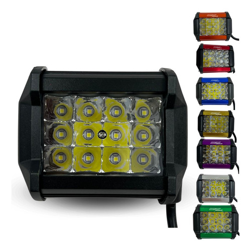 FARO AUXILIAR HYPERLED 36W 7000K 2400LM NEGRO