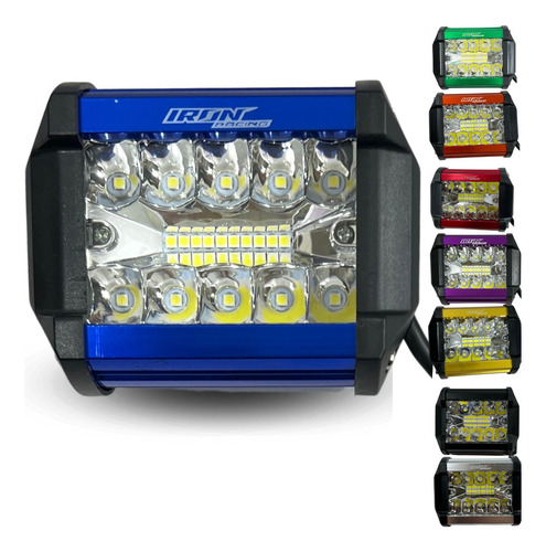 FARO AUXILIAR HYPERLED 60W 7000K 4000LM AZUL