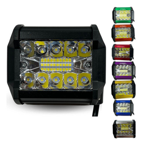 FARO AUXILIAR HYPERLED 60W 7000K 4000LM NEGRO