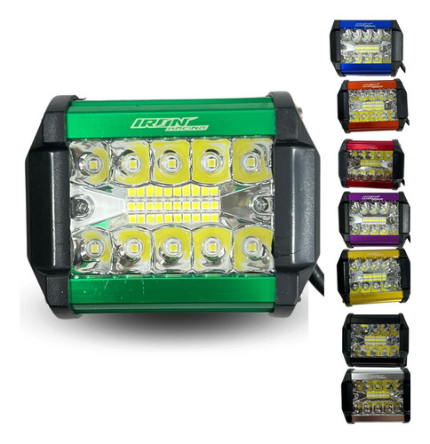 FARO AUXILIAR HYPERLED 60W 7000K 4000LM VERDE