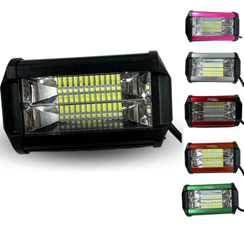 FARO AUXILIAR HYPERLED 72W 7000K 4800LM NEGRO