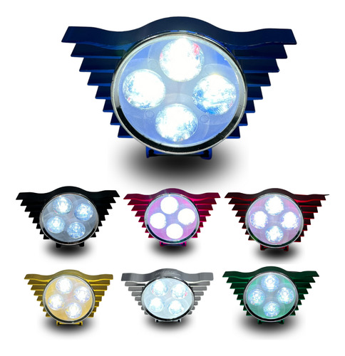 FARO AUXILIAR HYPERLED AZUL 8-80V 4W 200LM