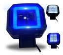 FARO CUADRADO AUX HYPERLED OJO ANGEL AZUL BLANCO