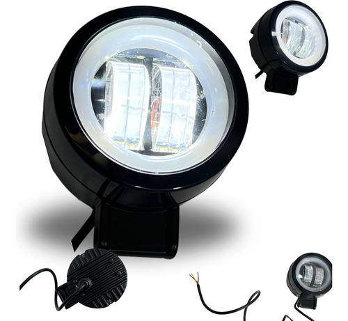 FARO AUXILIAR HYPERLED OJO ANGEL BLANCO 20W 2500LM