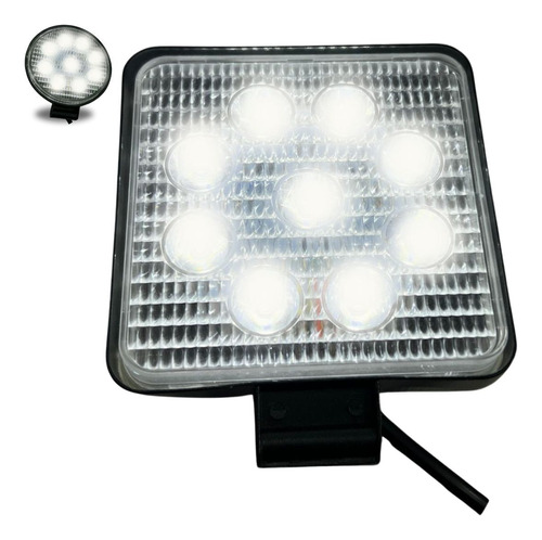 FARO LED 9LED 17.5MM 12V ESTROBO CUADRADO 1PAR