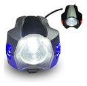 FARO LED MOTO AZUL ESTROBO 10W 12-95V