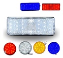 FARO LED REFLECTOR BLANCO (RECTANGULO) LUZ ALTA Y BAJA
