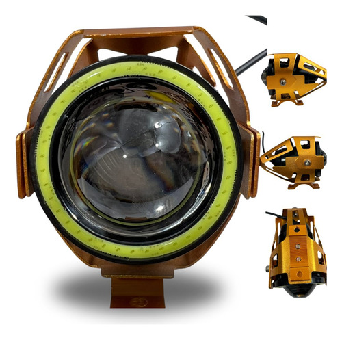 FARO MINI AUXILIAR HYPERLED LUPA OJO DIABLO,ANGEL