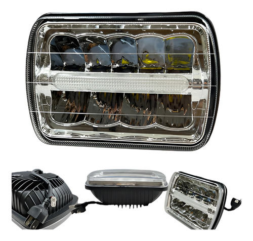 FARO PIEZA 7" DELANTERO CUADRADO LED 5600*2LM