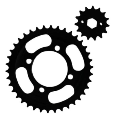 JUEGO DE ENGRANES TRACCION FT125 09-10 428-38T/15T