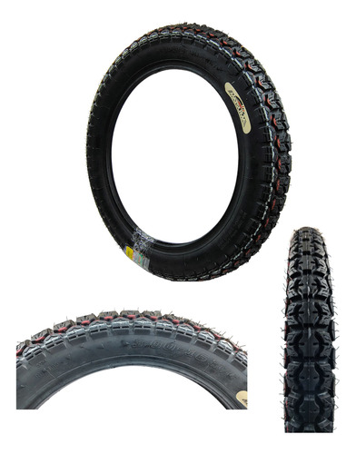 LLANTA MOTO 4 CAPAS =3.00-16 4PR    =LLA-6401-023
