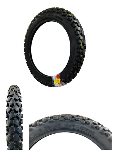 LLANTA MOTO CHAOYANG 3.00-17 GAJOS TT H871