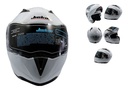 CASCO ABATIBLE DOBLE MICA BLANCO (S) DOT