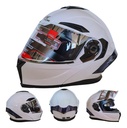 CASCO ABATIBLE LUCHADOR BLANCO M