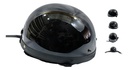 CASCO CHOPPER NEGRO C/GOOGLES M-L DOT
