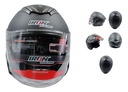 CASCO ABIERTO IRON RACING IR-522 DOT NEGRO MATE XL