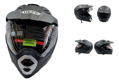CASCO CROSS NEGRO MATE (M) DOT