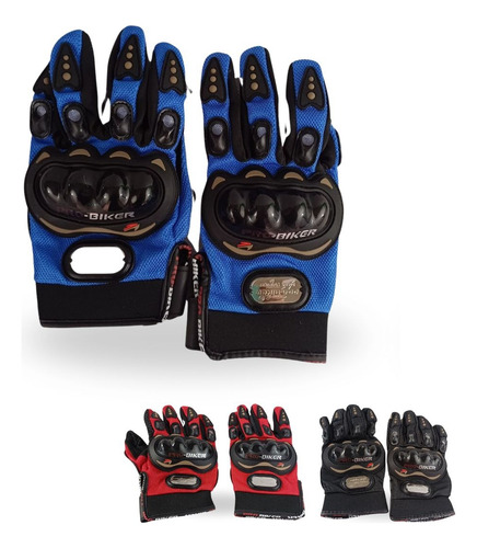 GUANTE PARA MOTO BRONX AZUL XXL