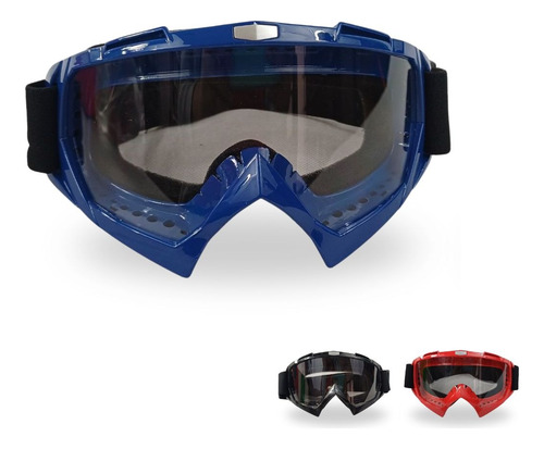 GAFAS/GOGGLES AZUL PARA MOTOCICLISTA
