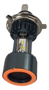FOCO DE MOTO BRONX H4 4 LED CSP BICOLOR BLANCO/ROJO