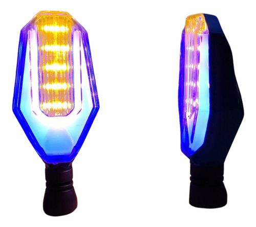 DIRECCIONAL AZUL LED AMARILLO/ AZUL 12V