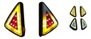 DIRECCIONAL LEDS BI-COLOR IR1205 AMARILLO/ROJO