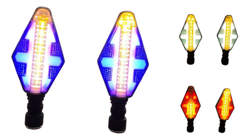 DIRECCIONAL LEDS BI-COLOR RUNNING IR1030 AMARILLO/AZUL