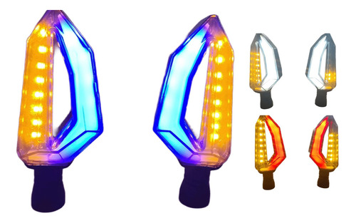 DIRECCIONAL LEDS BI-COLOR RUNNING IR1038 AMARILLO/AZUL