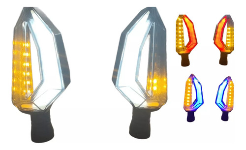 DIRECCIONAL LEDS BI-COLOR RUNNING IR1040 AMARILLO/BLANCO